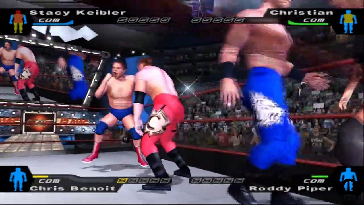 Here Comes the Pain Stacy Keibler vs Christian vs Chris Benoit vs Roddy Piper
