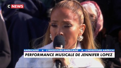 Jennifer Lopez interprète « This land is your land » à la cérémonie d'investiture américaine