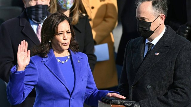 Kamala Harris jura como vicepresidenta de Estados Unidos