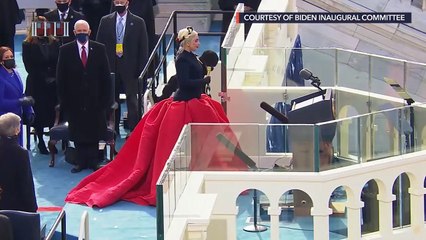 Download Video: Lady Gaga sings National Anthem at Biden Inauguration