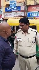 police and public fight