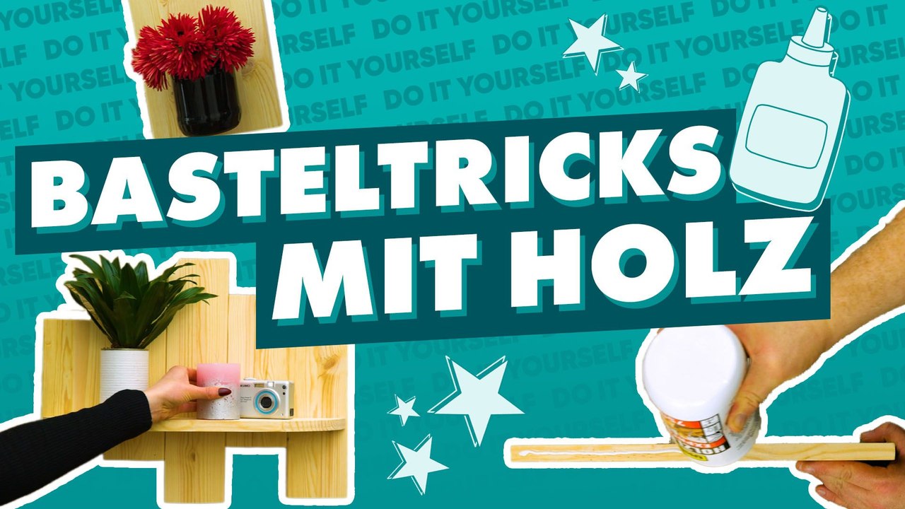 3 einfache DIY-Projekte aus Holz!