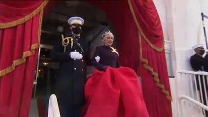 Lady Gaga actúa en la investidura de Joe Biden