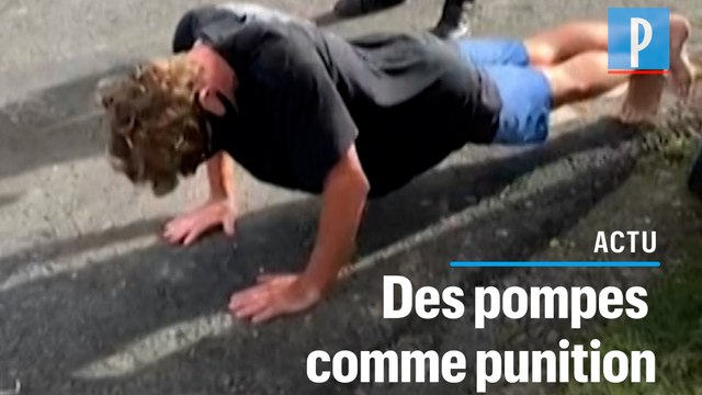 Covid-19 : à Bali, la police impose des séries de pompes aux étrangers sans masque