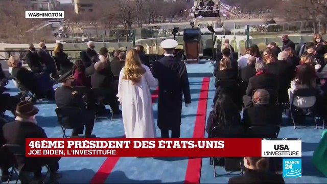 REPLAY - Investiture de Joe Biden : Jennifer Lopez interprète This Land Is Your Land , de Woody Guthrie