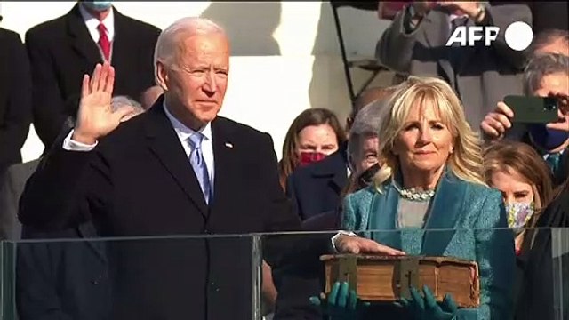 Joe Biden als 46. US-Präsident vereidigt