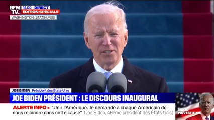 Descargar video: Joe Biden appelle à rejeter 