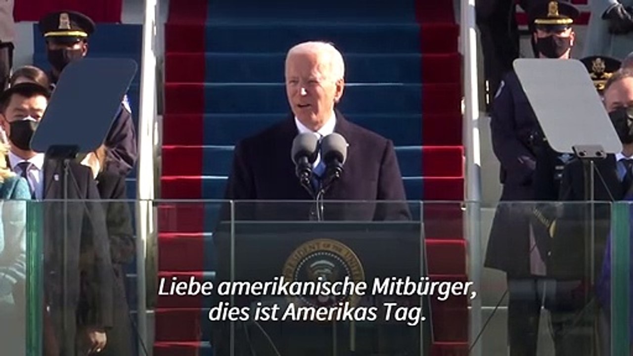 US-Präsident Biden ruft US-Bürger zur Einheit auf