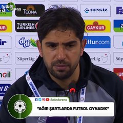 Erdal Güneş: "Ağır şartlarda futbol oynadık"