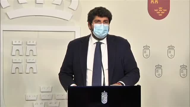 López Miras sobre la dimisión de su consejero de Salud: Me toca decir adiós a un hombre admirable