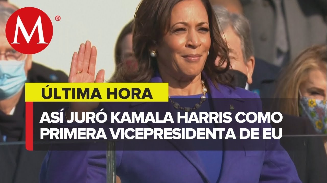 Kamala Harris juramenta como vicepresidenta de EU