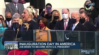 Lady Gaga Performs - The Star-Spangled Banner  The National Anthem @ Joe Biden Inauguration