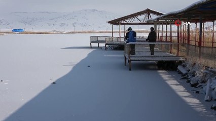 Sızır Şelalesi Dondu, Ortaya Eşsiz Bir Manzara Çıktı