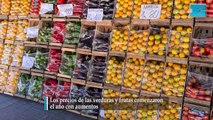 Los precios de las verduras y frutas comenzaron el año con aumentos