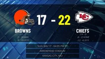 Browns @ Chiefs Game Recap for SUN, JAN 17 - 04:05 PM ET EST