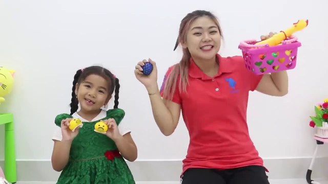 Suri Pretend Play Crushing Kids Toys with Toy Car Satisfying Experiment for Kids