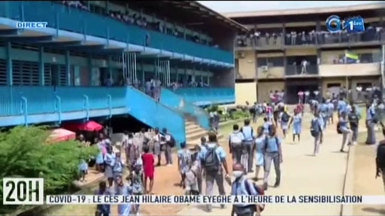 RTG/ Covid-19 : campagne de sensibilisation sur le respect des mesures barrières au collège d’enseignement secondaire Jean Hilaire Obamé