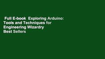 Full E-book  Exploring Arduino: Tools and Techniques for Engineering Wizardry  Best Sellers Rank