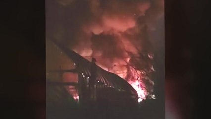 광명 가구 공장 불...비닐하우스 3개 동 타 / YTN