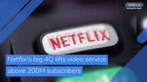 Netflix's big 4Q lifts video service above 200M subscribers, and other top stories in business from January 20, 2021.