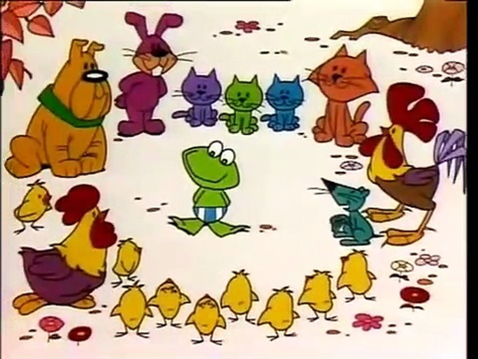 Plons de gekke kikker en de blauwe vogel