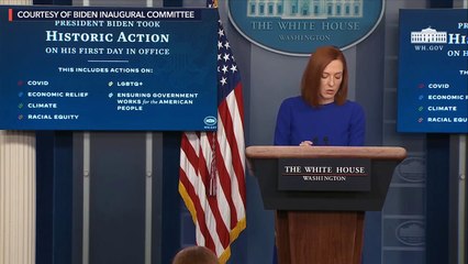 Press Briefing by US Press Secretary Jen Psaki