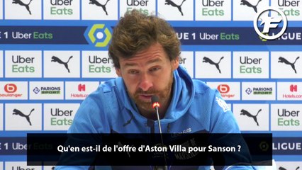 Villas-Boas explique pourquoi l'OM a refusé l'offre d'Aston Villa pour Sanson 