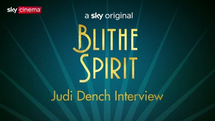 Blithe Spirit movie - Making of  - Judi Dench