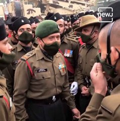 Soldiers Of Garhwal Rifles Singing Their Regimental Song During R-Day 2021 Parade Rehearsals