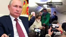 Putin critic Alexei Navalny detained upon landing in Russia