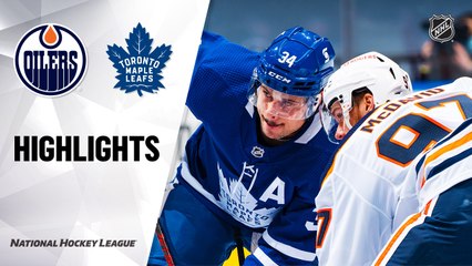 NHL Highlights | Oilers @ Maple Leafs 1/20/21