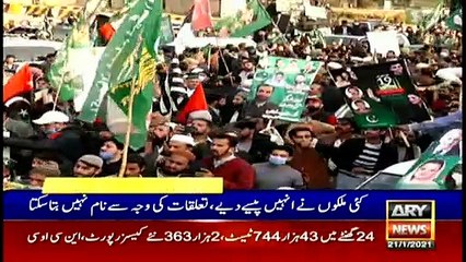 ARY NEWS HEADLINES | 8 AM | 21st JANUARY 2021