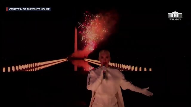 Katy Perry performs 'Firework' at Biden-Harris inaugural