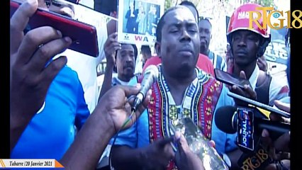 Manifestasyon opozisyon an jounen 20 janvye 2021 an