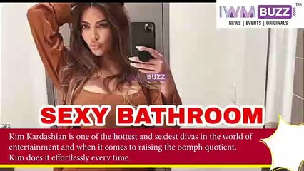 Private Photo Kim Kardashians sexy bathroom moment goes viral on social media