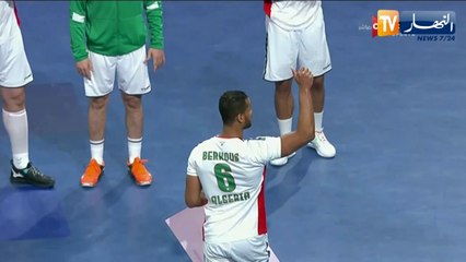 مسعود بركوس أفضل لاعب في مباراة الجزائر وفرنسا