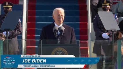 Pidato Pertama Joe Biden Sebagai Presiden AS