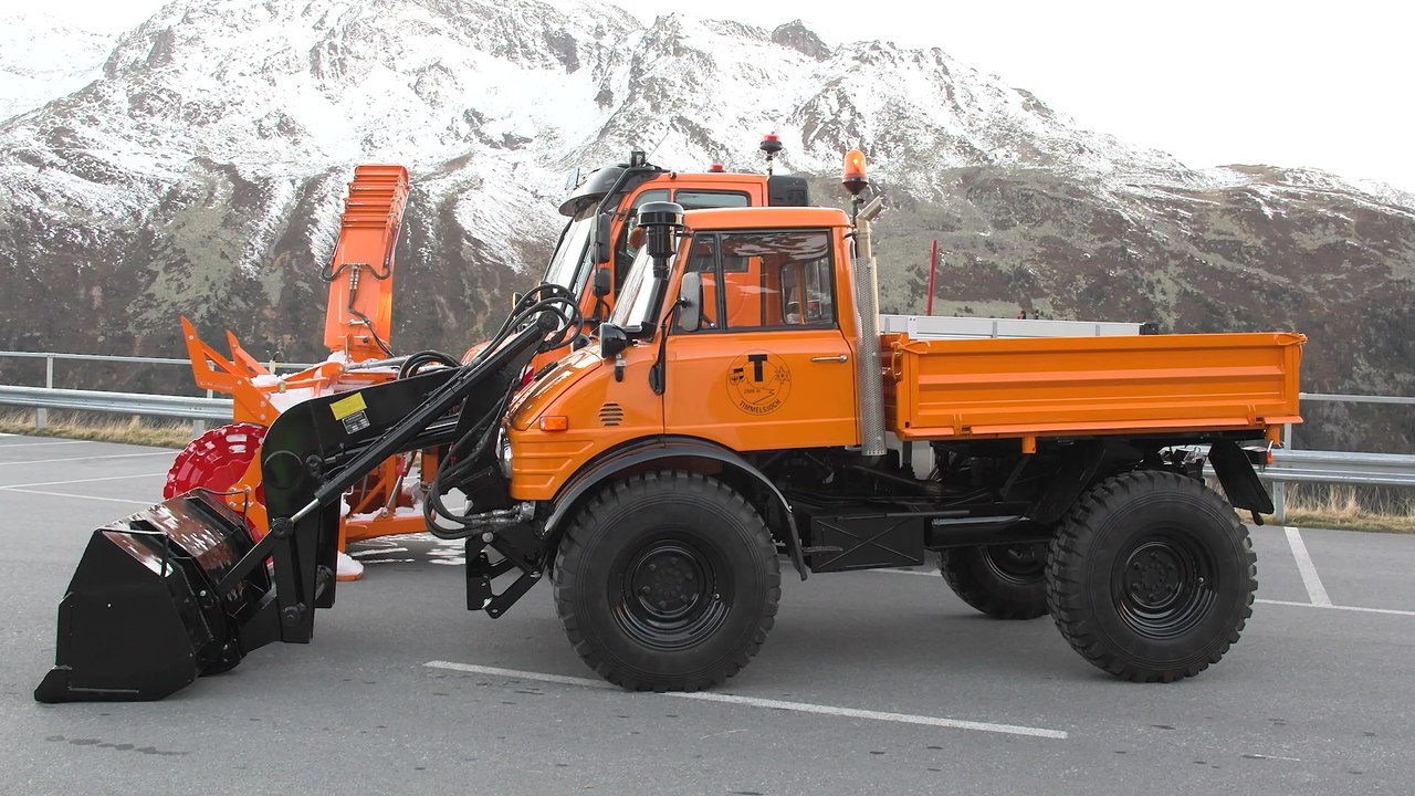 Unimog im Winterdienst - Kampf dem Schnee