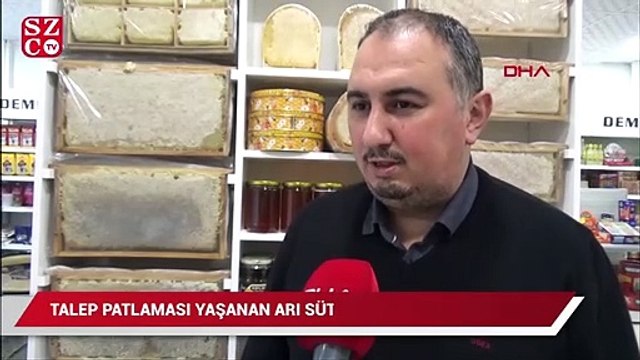 Talep patlaması yaşanan arı sütünün kilosu 10 bin lira