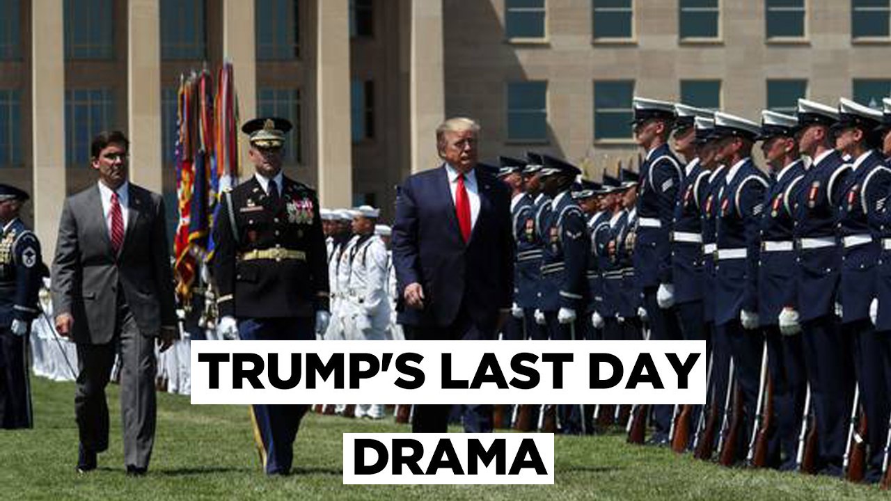 Donald Trump's Self-Farewell At Military Base, As He Gives Biden's Inauguration A Miss