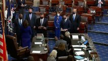 - ABD Başkan Yardımcısı Kamala Harris Senatoda yemin ederek göreve başladı- Senato'da çoğunluk demokratlara geçti