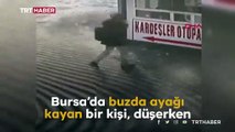 Babanın refleksi kızını yaralanmaktan kurtardı