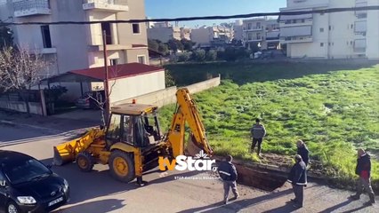 Βλάβη του δικτύου ύδρευσης στη Λαμία