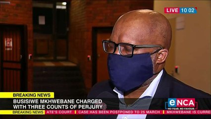 Mkhwebane charged with three counts of perjury