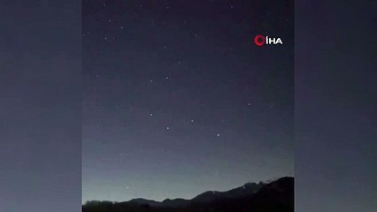 Japonya’dan gözlenen göktaşı ateş topuna döndü