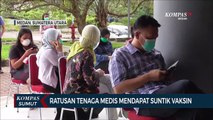 Ratusan Tenaga Medis Mendapat Suntik Vaksin