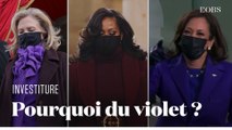 Kamala Harris, Michelle Obama et Hillary Clinton en violet pour l'investiture : un symbole fort