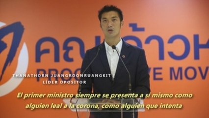 Tailandia usa la lesa majestad para acallar críticas, según un líder opositor