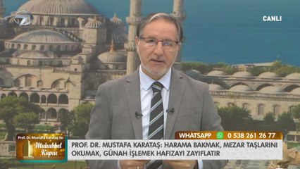 Prof. Dr. Mustafa Karataş ile Muhabbet Kapısı - 21 Ocak 2021