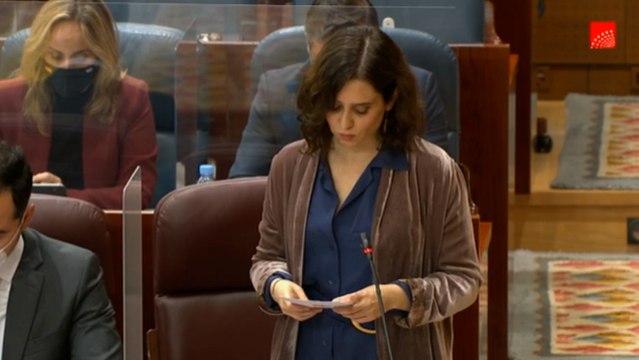 Ayuso: Familias de La Cañada no abandonaron sus casas por miedo a ocupación